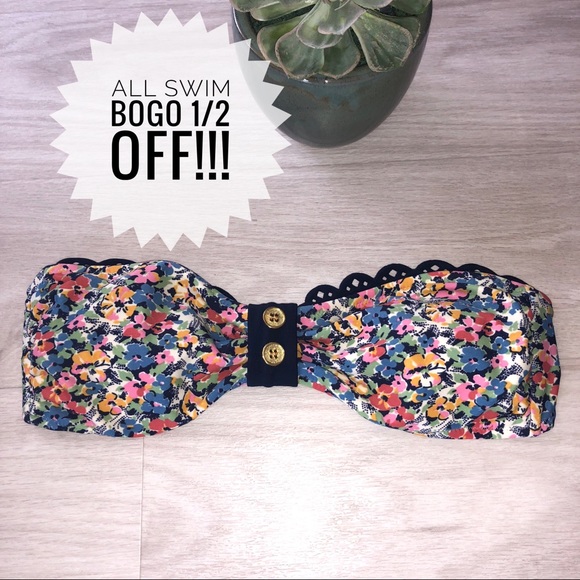 Jessica Simpson Other - jessica simpson bandeau swim top  BOGO 1/2 OFF